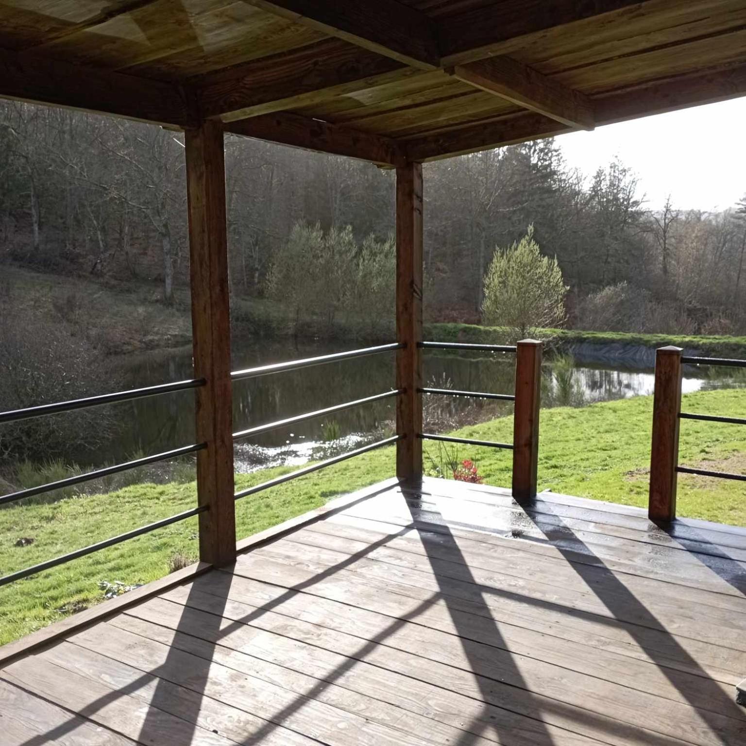 A La Cabane Des Bois Dessus Tiny Gite Alligny-en-Morvan Bagian luar foto
